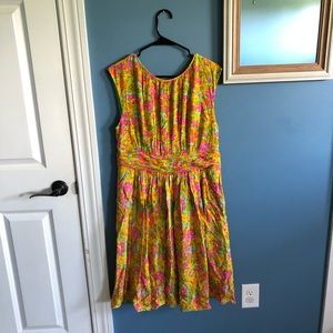 Boden Floral Printed Viscose Selina Dress